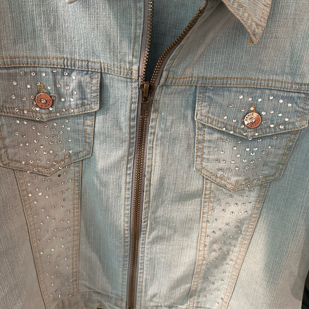 Studded Cowgirl Style Denim Annie Jacket